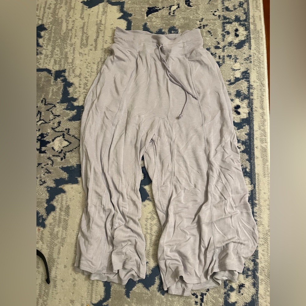 NWOT Free People Movement Purple Flared Pant